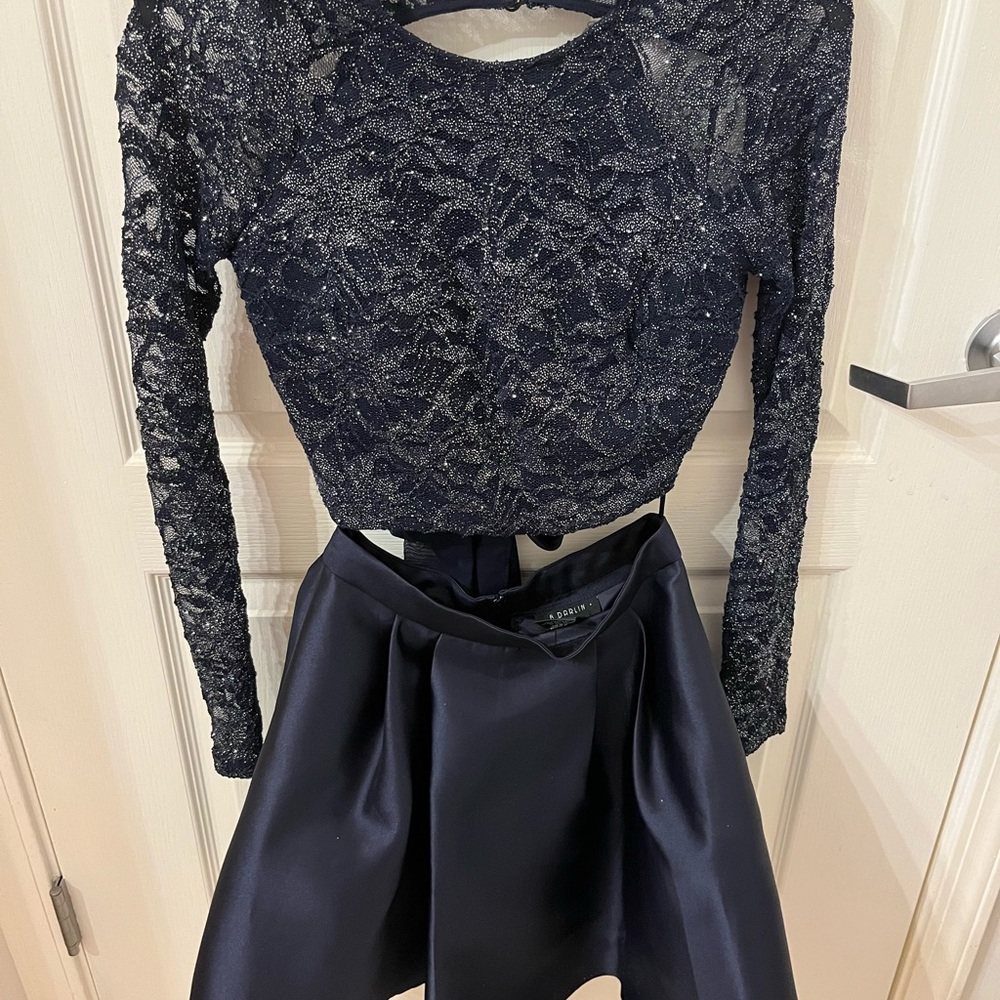 Navy blue 1/2 formal dress!